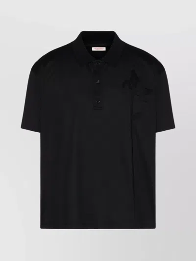 Valentino Polo Shirt In Black