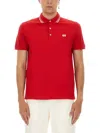 Valentino Garavani Polo Shirt With Signature Vlogo In Red