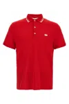 Valentino Vlogo Signature Cotton Polo Shirt In Red