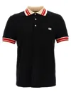 Valentino Vlogo Signature Cotton Polo Shirt In Black