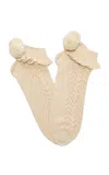 Valentino Garavani Pointelle Pompom Ankle Socks