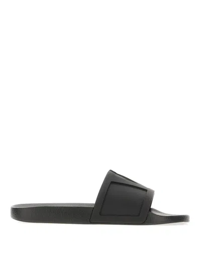 Valentino Garavani Pool Slides In Black