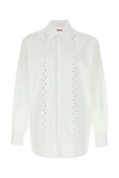 VALENTINO WHITE POPLIN SHIRT