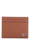 Valentino Porta Carte Di Credito Compatto In Brown