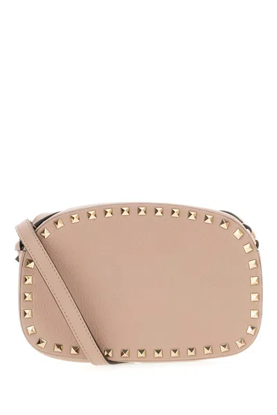 VALENTINO GARAVANI POWDER PINK LEATHER CROSSBODY BAG