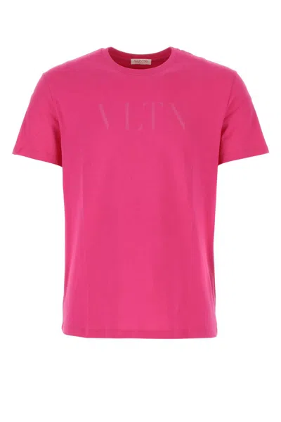 Valentino Pp Pink Cotton T-shirt In Pinkpp
