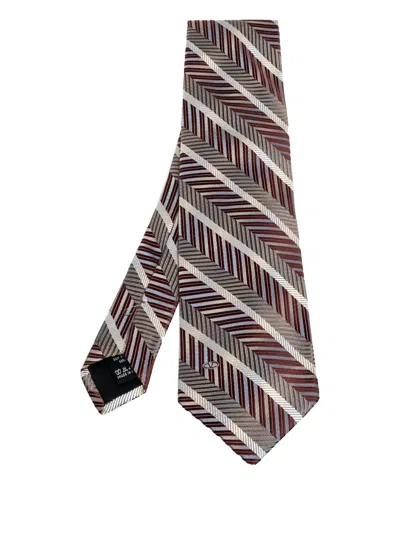 Pre-owned Valentino Garavani  Jacquard Silk Tie