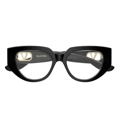 Valentino Garavani Valentino Prescription Glasses Vg0004 O 001 Black/transparent Women