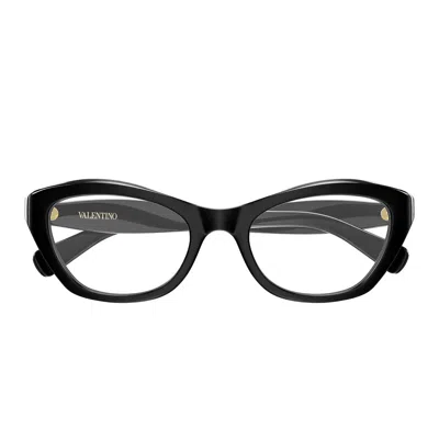Valentino Garavani Valentino Prescription Glasses Vg0012 O 001 Black/transparent Women