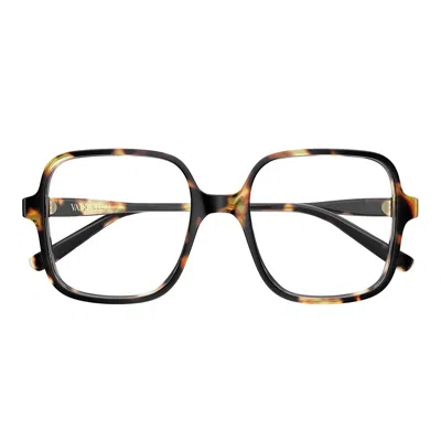 Valentino Garavani Valentino Prescription Glasses Vg0021 O 002 Brown/transparent Women