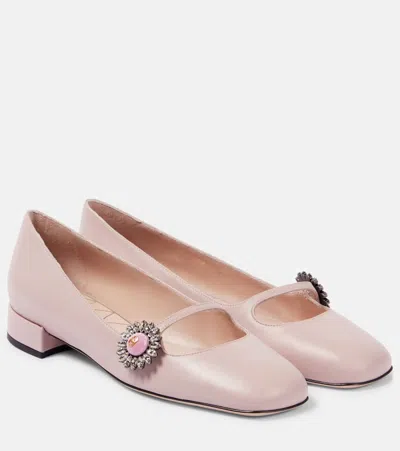 Valentino Garavani Preshoes Ballet Flats In Pink