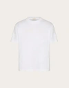 Valentino Print Cotton Crewneck T-shirt In White
