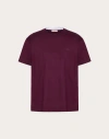 Valentino Print Cotton T-shirt In Rubin