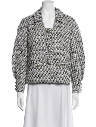 Pre-owned Valentino Printed Blazer In Multi