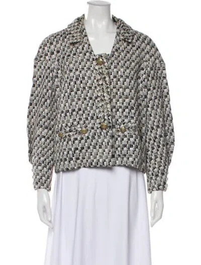 Pre-owned Valentino Printed Blazer In Multi