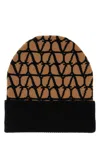 Valentino Garavani Women Printed Cashmere Beanie Hat