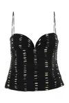 Valentino Plusdepois Print Top In Silk In Black