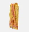 Valentino Printed Cotton Beach Cover-up