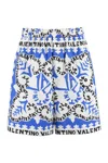 Valentino All-over Print Bermuda Shorts In Multicolor