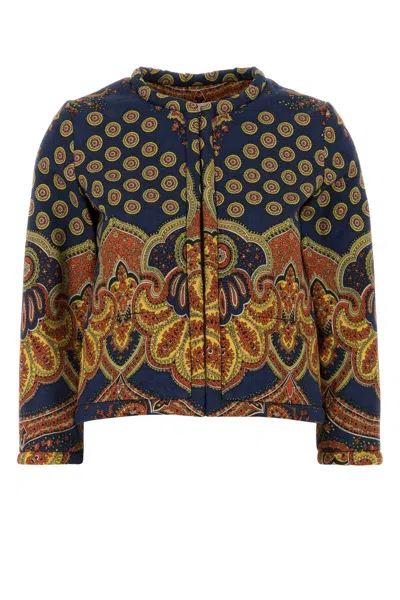 VALENTINO PRINTED COTTON BLAZER