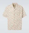 Valentino Cotton Poplin Bowling Shirt With Cherryfic Print