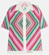 Valentino Stripe-print Cotton Shirt In Multicolor