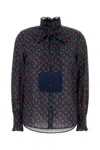 Valentino Garavani Women Printed Cotton Shirt