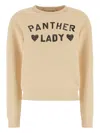 Valentino Graphic Print Crew Neck Knitwear Sweatshirt In Neutral