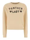 Valentino Graphic Print Crew Neck Knitwear Sweatshirt In Brown