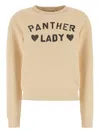 Valentino Garavani  Garavani 'panther Lady' Sweatshirt In Sand
