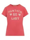 Valentino Paris Graphic Print Crew Neck T-shirt In Red