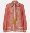 Valentino Printed Cotton Top