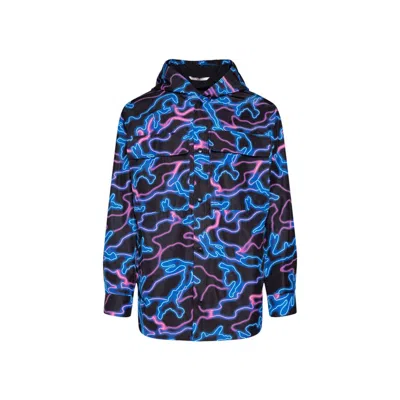 VALENTINO PRINTED HOODED JACKET