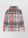 Valentino Printed Hooded Sweater Drawstring In Pink