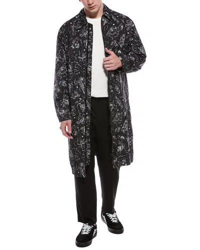 Valentino Printed Jacket In Black