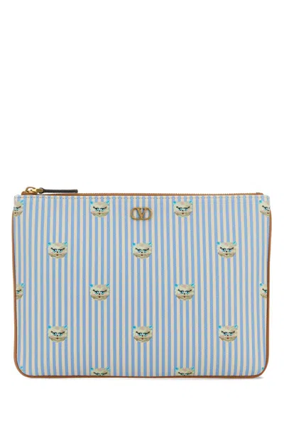 Valentino Garavani Printed Leather Pouch