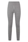 Valentino All-over Logo-print Leggings In Multi