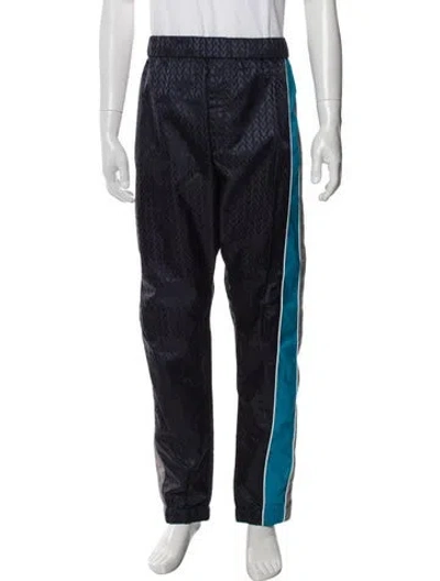 Pre-owned Valentino Printed Lounge Bottoms In Blue