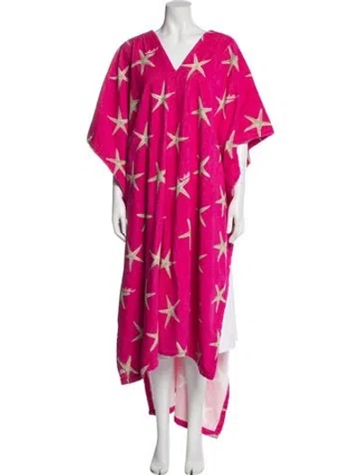 Pre-owned Valentino Printed Lounge Set In Pink