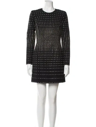 Pre-owned Valentino Printed Mini Dress In Green