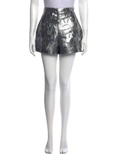 Pre-owned Valentino Printed Mini Shorts