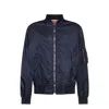 Valentino Printed Neon Universe Bomber Jacket Men In Blue