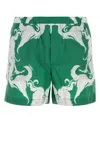 Valentino Abstract-print Elasticated-waist Swim Shorts In Stsirenederaperla