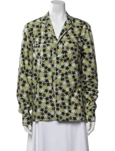 Pre-owned Valentino Printed Pajamas In Green