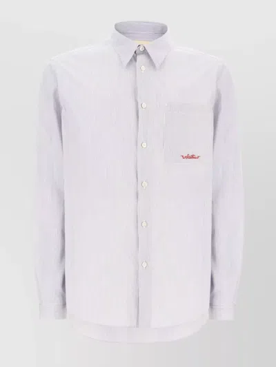 VALENTINO PRINTED PATTERN POPLIN SHIRT