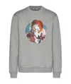 Valentino Printed Pattern Sweater In Gray