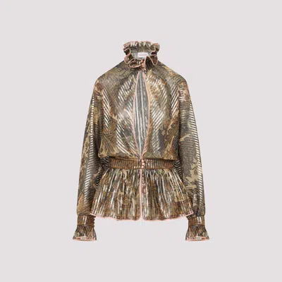 VALENTINO PRINTED PEKIN BLOUSE