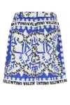 VALENTINO PRINTED POPLIN BERMUDA SHORTS