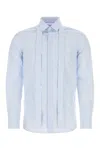 Valentino Shirt In Rigaazzurraebianco