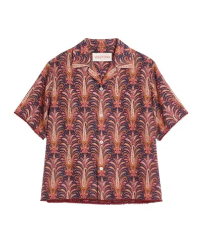 VALENTINO VALENTINO ALL-OVER PATTERNED BUTTON-UP SHIRT